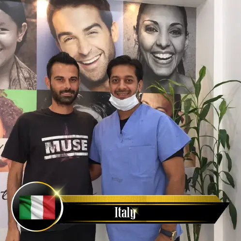 Happy Patient From Italy Image